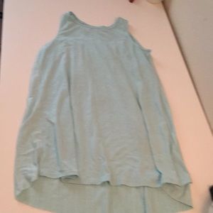 Teal old navy flowy tank top